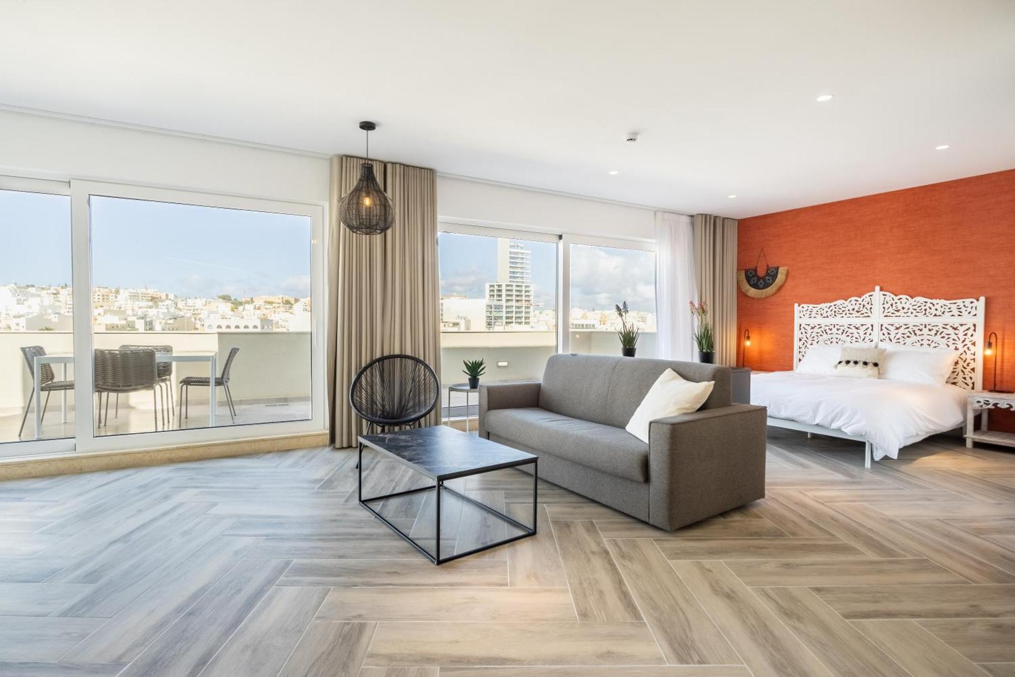 The Cube - Designer Finished Studio Penthouse By Sf Homes Gzira Extérieur photo